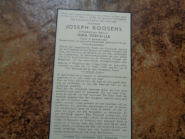 Doodsprentje/Bidprentje  JOSEPH ROOSENS   Doctor /18 Jr Burgemeester Brasschaat   Borgerhout 1886-1944 (Echtg Verfaille) - Religion & Esotericism