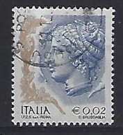 Italy 2002-05  Die Frauin Der Kunst  (o) Mi.2816 II C - 2001-10: Oblitérés