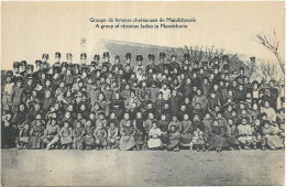 CHINE. MANDCHOURIE. GROUPE DE FEMMES CHRETIENNES - Chine