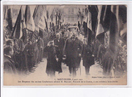 SAINT-DIZIER: 1921, Les Drapeaux Des Anciens Combattants Saluent M. Maginot, Ministre De La Guerre - état - Saint Dizier