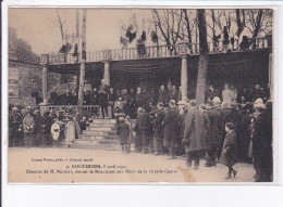 SAINT-DIZIER: 1923 Discour M. Maginot Devant Le Monument Aux Morts De La Grande Guerre - Très Bon état - Saint Dizier