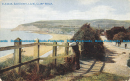 R148021 Sandown I. O. W. Cliff Walk. Photochrom. Celesque. 1924 - World