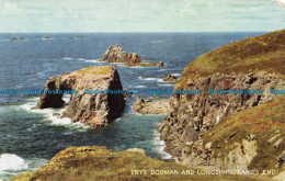 R147489 Enys Dodman And Longships. Lands End. Salmon. 1960 - World