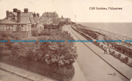 R148022 Cliff Gardens. Felixstowe. Valentine. Phototone. 1924 - World