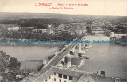 R145437 Zaragoza. Arrabal Y Puente De Piedra. L. Roisin. No 2 - World