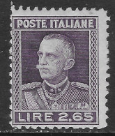 Italia Italy 1927 Regno Parmeggiani L2.65 Sa N.217 Nuovo MH * - Mint/hinged