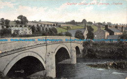 R145444 Curbar Bridge And Vicarage. Baslow. Valentine - Monde