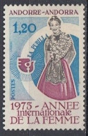 FRENCH ANDORRA 271,unused - Donne Celebri