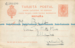 R148039 Old Written Postcard - Monde