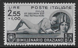 Italia Italy 1936 Regno Orazio 2.55+1 Sa N.405 Nuovo MH * - Mint/hinged