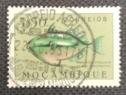 MOZPO0368UC - Fishes - 3$50 Used Stamp - Mozambique - 1951 - Mosambik