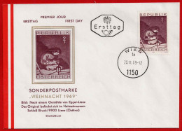 FDC Weihnachten 1969 Vom 28.11.1969 - ANK 1348   Kat. Preis 2,40 - FDC