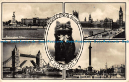 R147521 Greetings From London. Multi View. 1956 - Andere & Zonder Classificatie