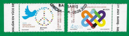 Zypern / Cypris  2023  , EUROPA CEPT / PEACE - The Highest Value Of Humanity - Gestempelt / Fine Used / (o) - Used Stamps