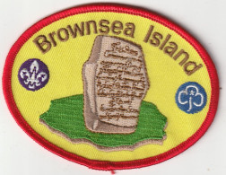 BROWNSEA ISLAND   --  SCOUTISME, JAMBOREE  --  OLD PATCH - Pfadfinder-Bewegung
