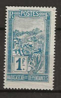 1922 MNH Madagaskar Yvert 143 Postfris** - Unused Stamps