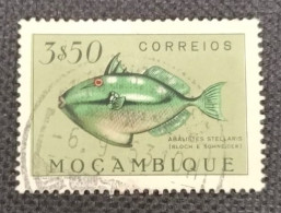 MOZPO0368UG - Fishes - 3$50 Used Stamp - Mozambique - 1951 - Mosambik