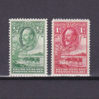 BECHUANALAND 1932, SG# 99-100, Part Set, KGV, MH - 1885-1964 Protectorat Du Bechuanaland
