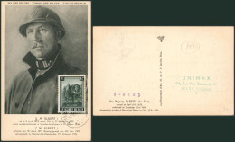 Carte-maximum (CM) - Royauté S.M. Albert I çàd N°940 - 1951-1960