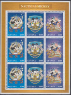 MWD-BK4-249-2+248+1 MINT PF/MNH ¤ GUYANA 1996 3w In Serie ¤ WALT DISNEY - MICKEY OUTDOORS - OPEN AIR ACTIVITIES - Disney