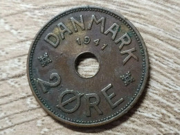 Denmark 2 öre 1941 Faroe Islands Rare - Danemark