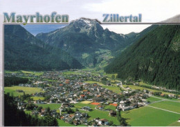 1 AK Österreich / Tirol * Blick Auf Mayrhofen Im Zillertal - Blick Gegen Grünberg, 2867m - Luftbildaufnahme * - Zillertal