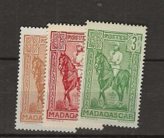 1936 MNH Madagaskar Yvert 190-92 Postfris** - Ungebraucht