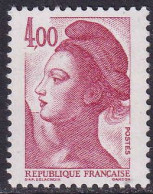 France Variétés  N°2244a  Sans Phosphore Qualité:** Cote:250 - 1982-1990 Liberty Of Gandon