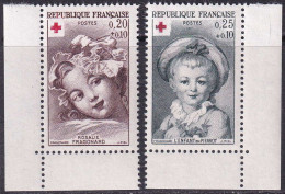 France Variétés  N°1366a/67a Lilas Brun Foncé Et Gris Qualité:** Cote:240 - Varietà: 1960-69 Nuovi