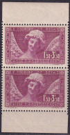 France Variétés  N°256a Paire Verticale De Carnet Qualité:** Cote:330 - Varieteiten: 1921-30 Postfris