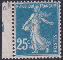 France Variétés  N°140h Type IIIA Bdf Qualité:** Cote: - 1906-38 Säerin, Untergrund Glatt