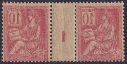 France Variétés  N°116b Impression Recto-verso Millésime 1 Qualité:** Cote:600 - 1900-02 Mouchon