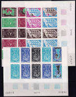 Polynésie Essais De Couleur N°77/79  PATA 3 Valeurs En Blocs De 10 Cdf Datés Qualité:** Cote:750 - Non Dentelés, épreuves & Variétés