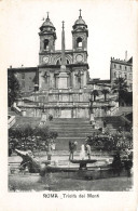 ITALIE - Roma - Trinità Dei Monti - Animé - Carte Postale Ancienne - Other Monuments & Buildings