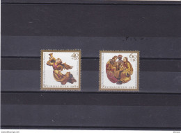 BERLIN 1989 NOËL, Ange, Adoration Des Mages Yvert 819-820, Michel 858-859 NEUF** MNH  Cote Yv 4,50 Euros - Unused Stamps