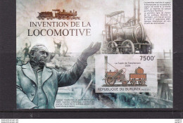 Burundi - 2012 - Bloc BF N°300 COB BF 451 Michel Bl 312 - Locomotive - Non Dentelé / Imperf. - MNH** - Trenes