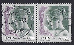 Italy 2002-04  Die Frauin Der Kunst  (o) Mi.2829 I A - 2001-10: Afgestempeld