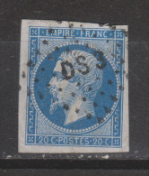 Yvert 14B Oblitération Ambulant DS 3 - 1853-1860 Napoléon III