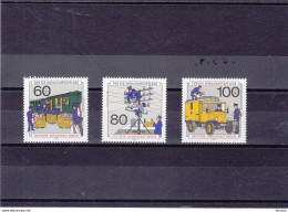 BERLIN 1990 HISTOIRE DES PTT Yvert 837-839, Michel 876-878 NEUF** MNH Cote Yv: 13,50 Euros - Unused Stamps