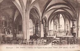 FRANCE - Thiers - Intérieur De L'église Saint Jean - Carte Postale Ancienne - Thiers