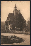 AK Grossrückerswalde I. Erzgebirge, Kirche Im Taubenhausstil Mit Ehemal. Wehrgang  - Autres & Non Classés