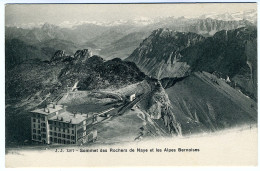 SUISSE - Sommet Des Rochers De Naye Et Les Alpes Bernoises - Roche