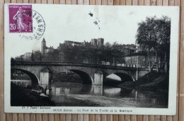 32 Auch - Le Pont De La Treille Et La Basilique - Cliché J Tapie-Lectoure - Auch
