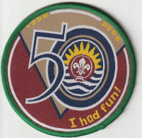 I HAD FUN !  --  1956 - 2006  --  50 YEARS  --  SCOUTISME, JAMBOREE  --  OLD PATCH - Scouting