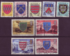 Europe - Jersey - Ecussons - 9 Timbres Différents - 7561 - Jersey