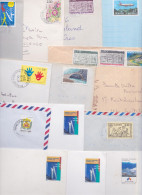 Andorre Andorra Lettre Commerciale Timbre Entier Postal Pap Aérogramme Lot De 13 Lettres Stamp Mail Cover Correo Sello - Other & Unclassified