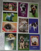 Petit Calendrier Poche Lot De 10 Petits Calendriers Chien Chiot 2004 Et 2006 - Klein Formaat: 2001-...