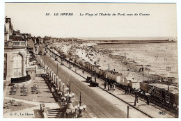 LE HAVRE - La Plage Et L'Entrée Du Port, Vues Du Casino - Portuario