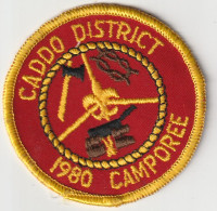CADDO DISTRICT   --  1980 CAMPOREE  --  SCOUTISME, JAMBOREE  --  OLD PATCH - Pfadfinder-Bewegung