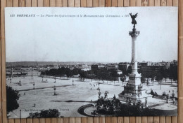 33 Bordeaux - La Place Des Quinconces Et Le Monument Des Girondins - Éditeurs Bloc Frères BR 123 - Bordeaux